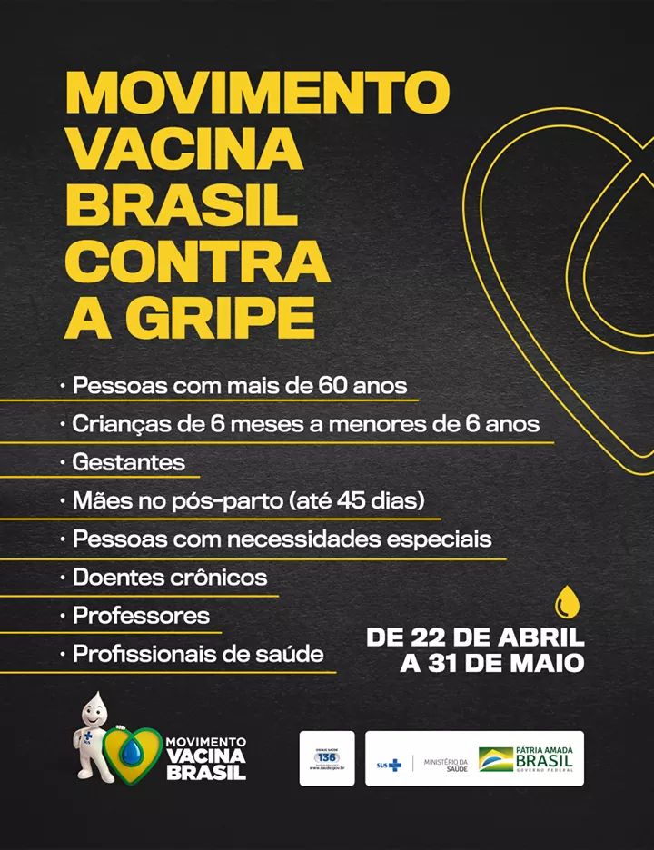 Movimento contra a gripe.